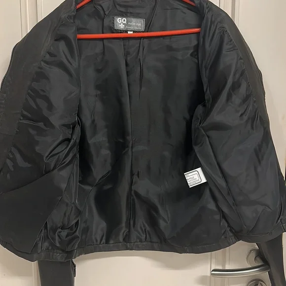 GQ Firenze-Italia Pure Leather short jacket! Classy, stylish, sassy!UK S/M! NWOT - Picture 15 of 16